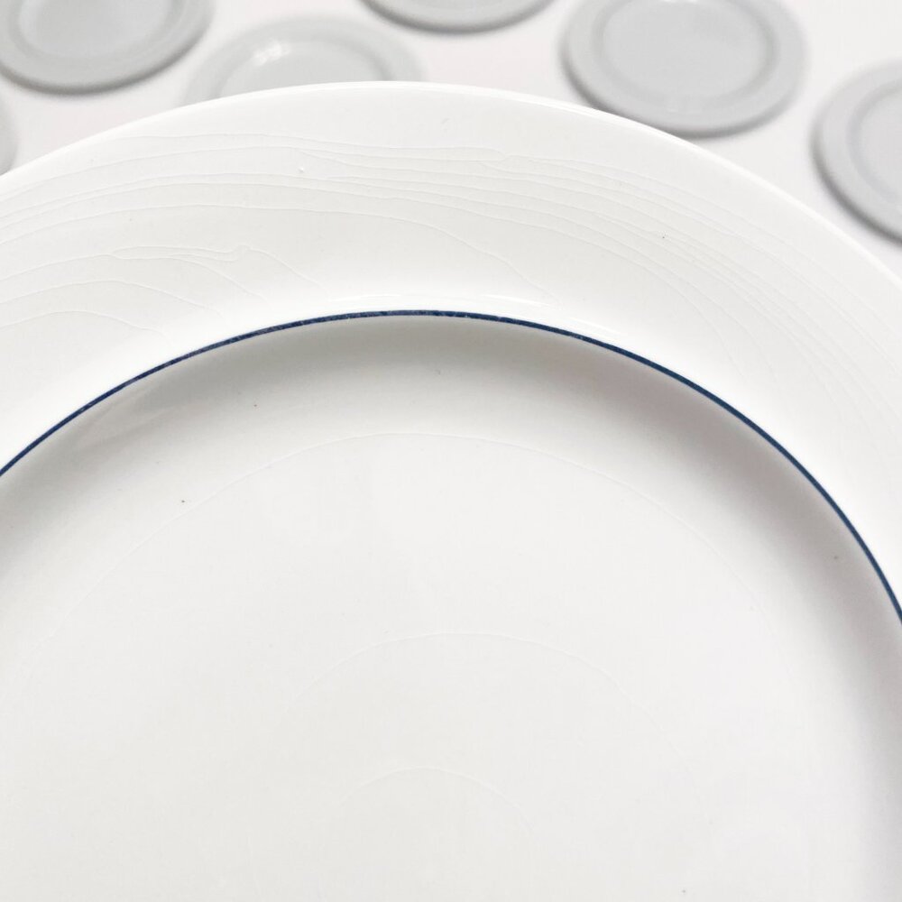 12 x Royal Copenhagen Blåkant Blue Line – Salad plates Salattallerken No 3068 - Picture 12 of 12